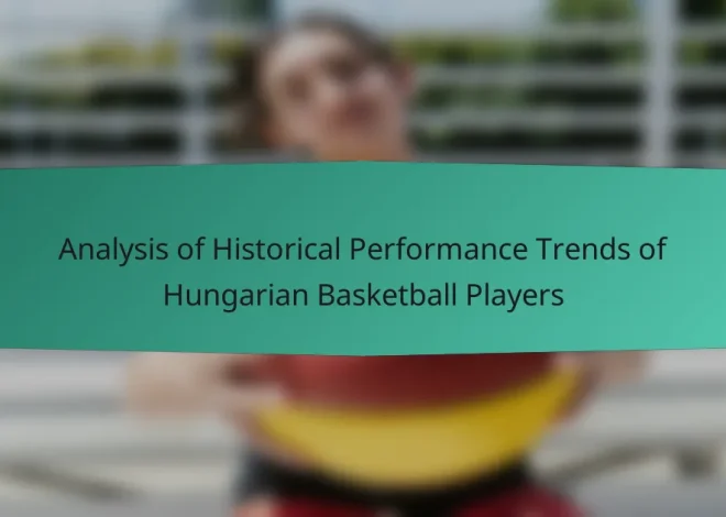Analysis of Historical Performance Trends of Hungarian Basketball Players