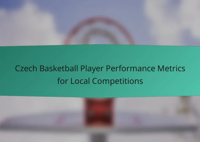 Czech Basketball Player Performance Metrics for Local Competitions