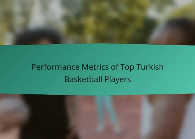 Performance Metrics of Top Turkish Basketball Players