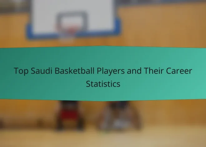 Top Saudi Basketball Players and Their Career Statistics